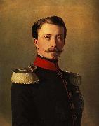 Portrait of Grand Duke Frederick I of Baden. Copy of the Winterhalter painting by R. Grether from 1857